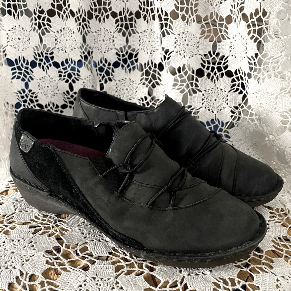 Sierra West Leather Slip On Shoes